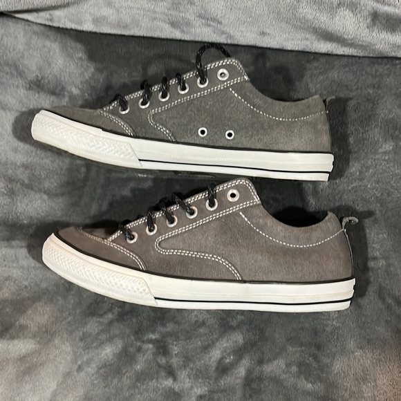 Converse Vintage Suede Skateboarding Shoes Mens Sz 11.5 Gray, Great hardly used - Picture 2 of 8